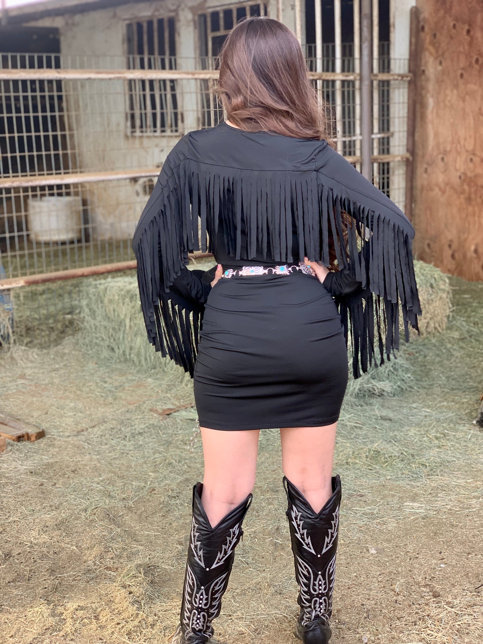 Wild West Fringe Mini Dress – Valeria'S ...